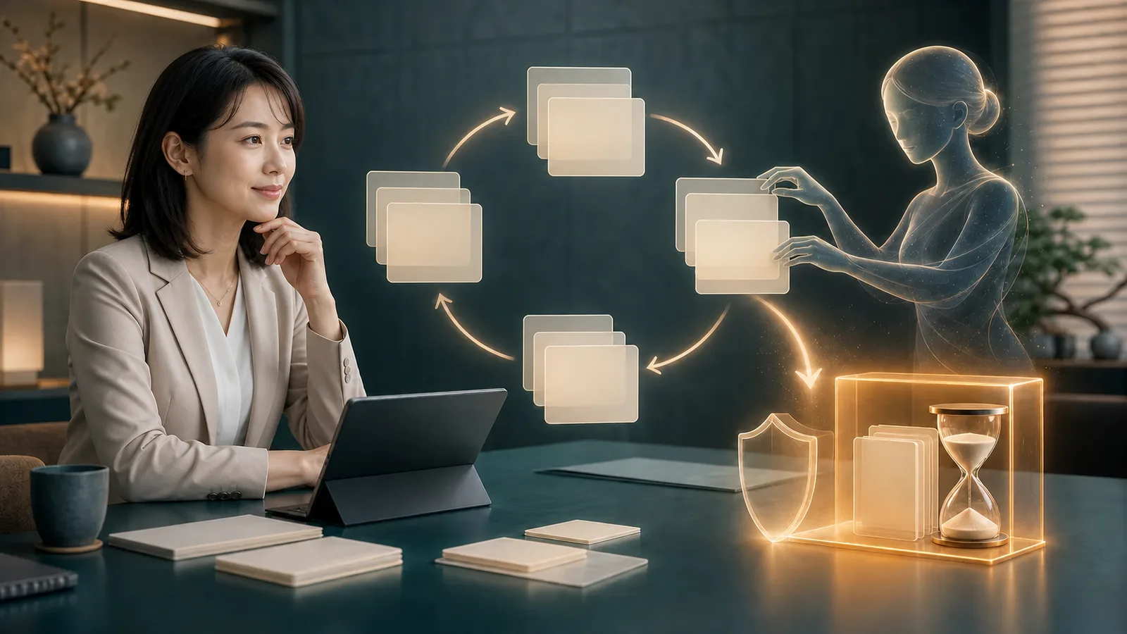 AIに定型業務を任せて生まれた時間を守る女性経営者