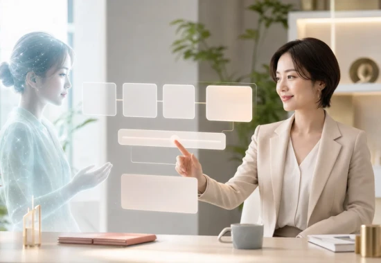 Canva Codeで診断ツールを設計する30代の日本人女性経営者